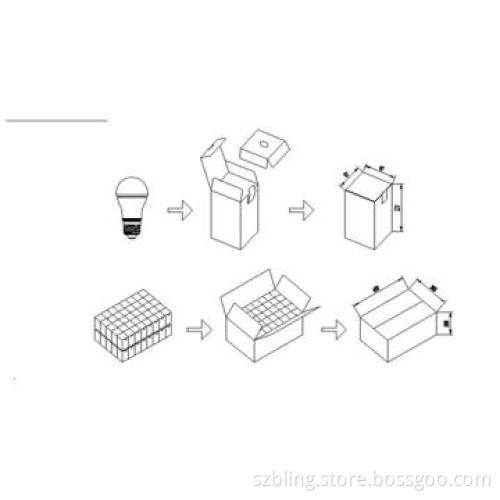 Patent designed 4W LED bulb,220-300lm
